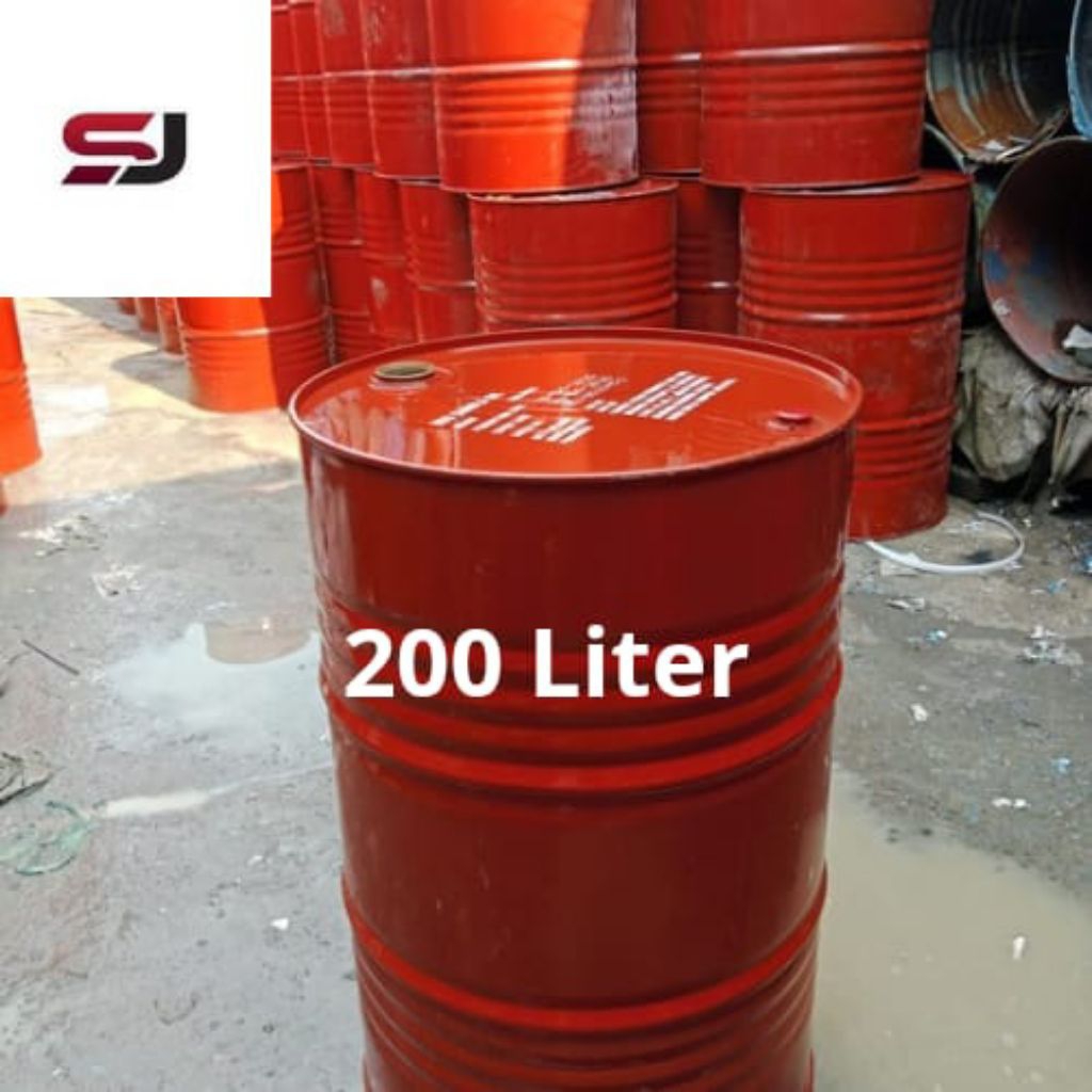 drum besi 200 liter tutup drat kecil