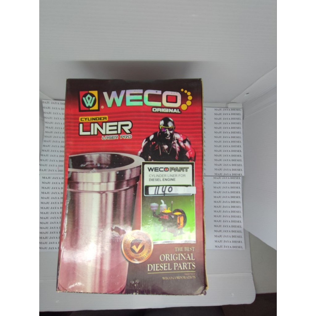 Cylinder Liner / Poring / Boring Mesin Diesel S1140 Weco