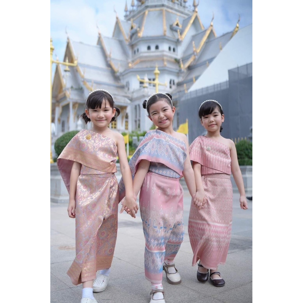 kebaya thailand baju adat thailand anak perempuan cewek