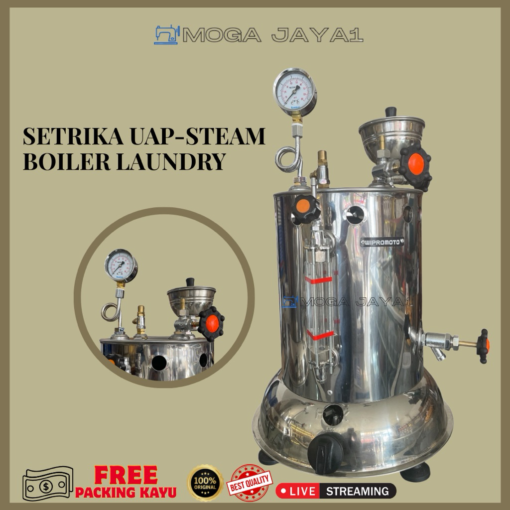 SETRIKA UAP BOILER LAUNDRY STEAM BOILER
