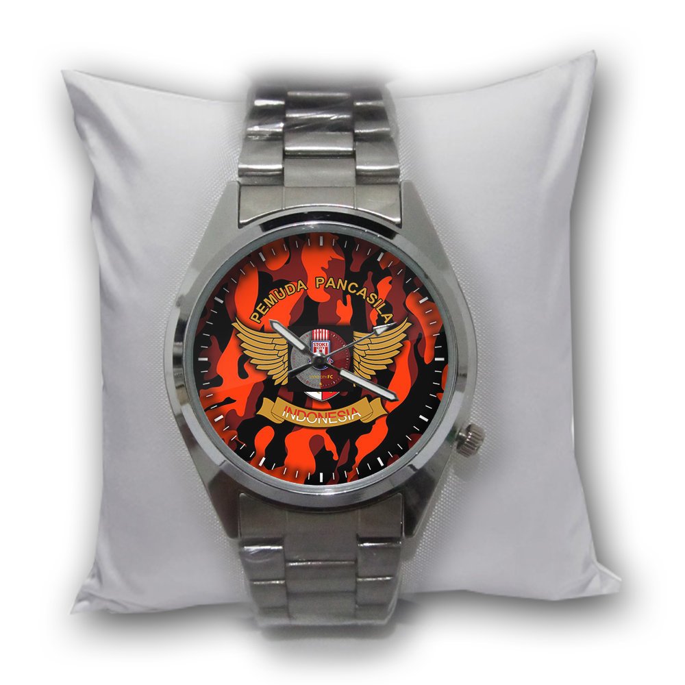 Jam Tangan Stainless Steel STOKE CITY Formal Bisnis Custom Keren Terbaru Termurah 908