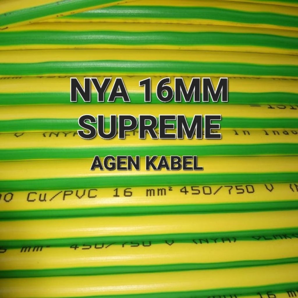 Kabel grounding 16mm / Kabeli listrik NYA 1x16mm / NYA 1x16mm Supreme