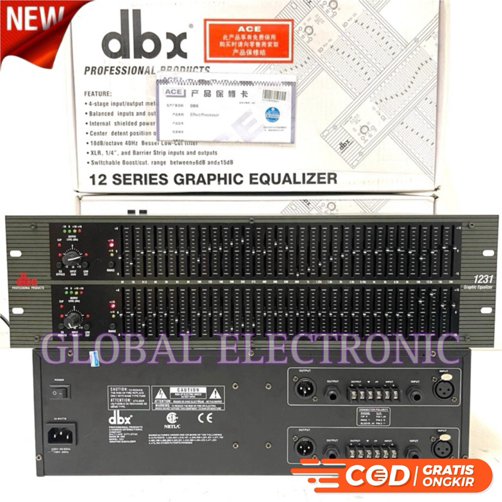 Equaliser DBX 1231 GRADE A EQUALISER DBX1231 GRADE A