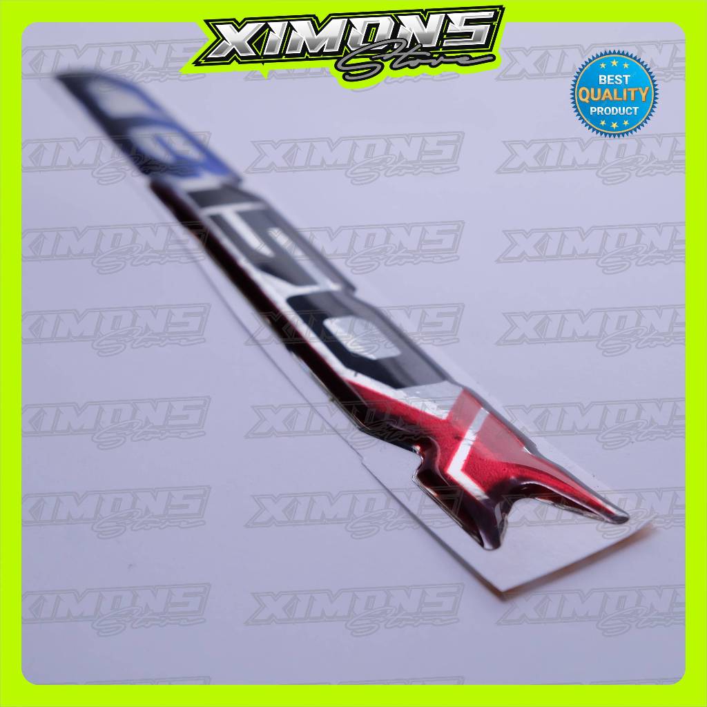 Emblem honda cb150x / emblem timbul honda cb150x / emblem titanium honda cb150x / emblem honda cb150