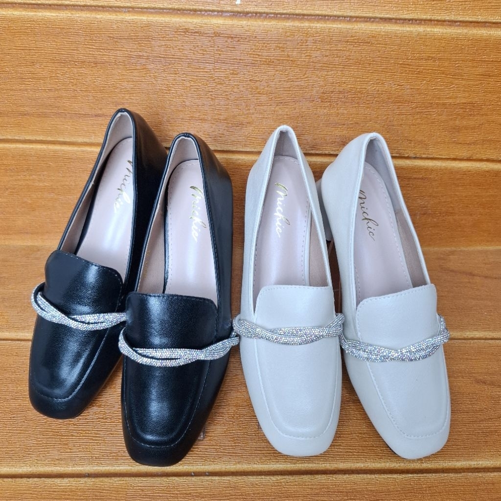MICHIE - Flat Shoes Loafers Hak Chunky 2.5 cm 888-1