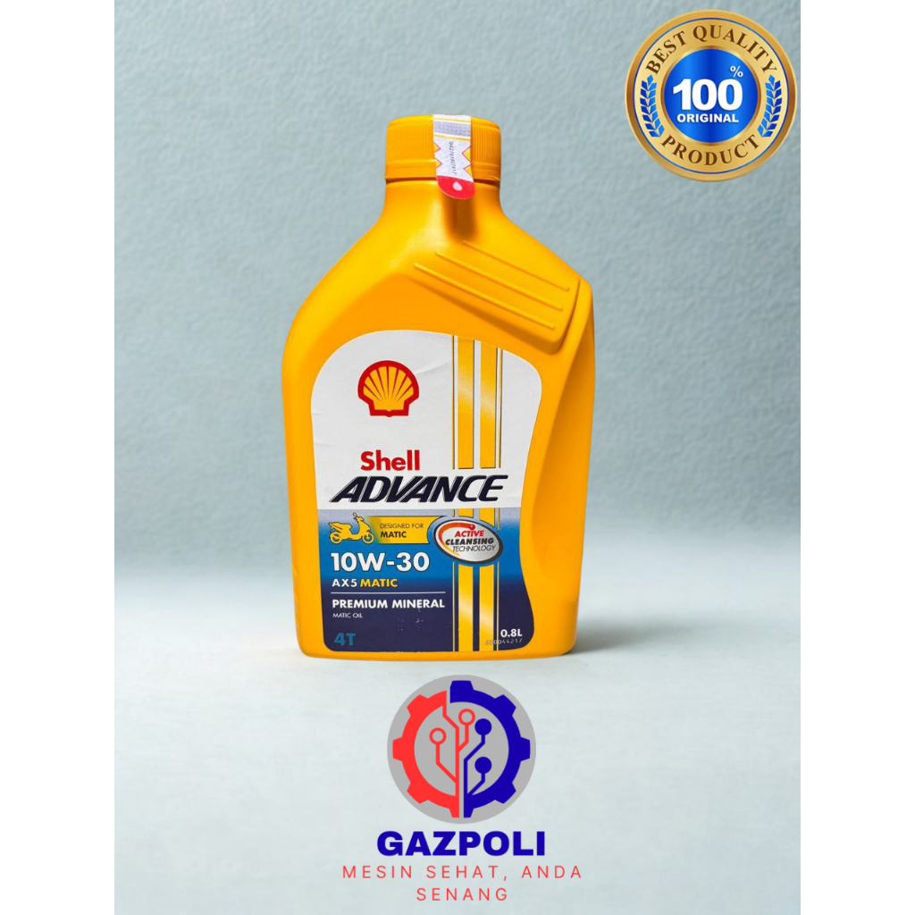 Oli Motor Shell Advance AX5 15W-40 1L / Oli Shell 15W 40 Motor