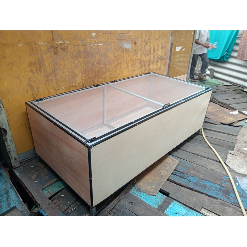 Kandang jangkrik ternak jumbo 200x100x70