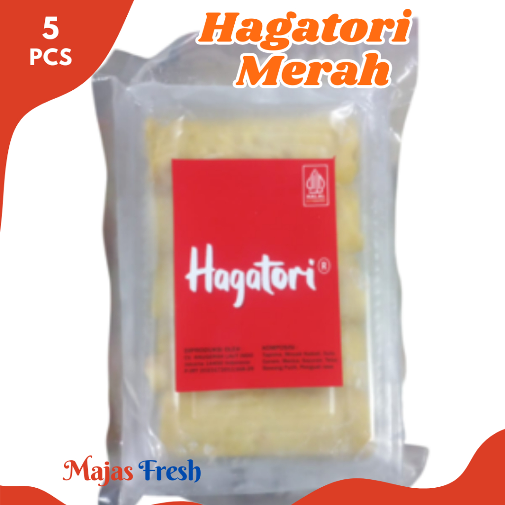 CAKWE TORI Hagatori Merah - Olahan Lembaran Daging Ikan Fresh | Isi 5 Pcs [ Harga Per PACK ]