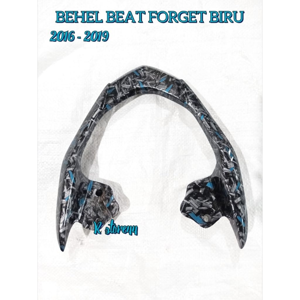 BEHEL BEGEL BEAT ESP CARBON FORGET BIRU, BEHEL MOTOR BEAT ECO 2016 - 2019 WTP FORGET BEHEL