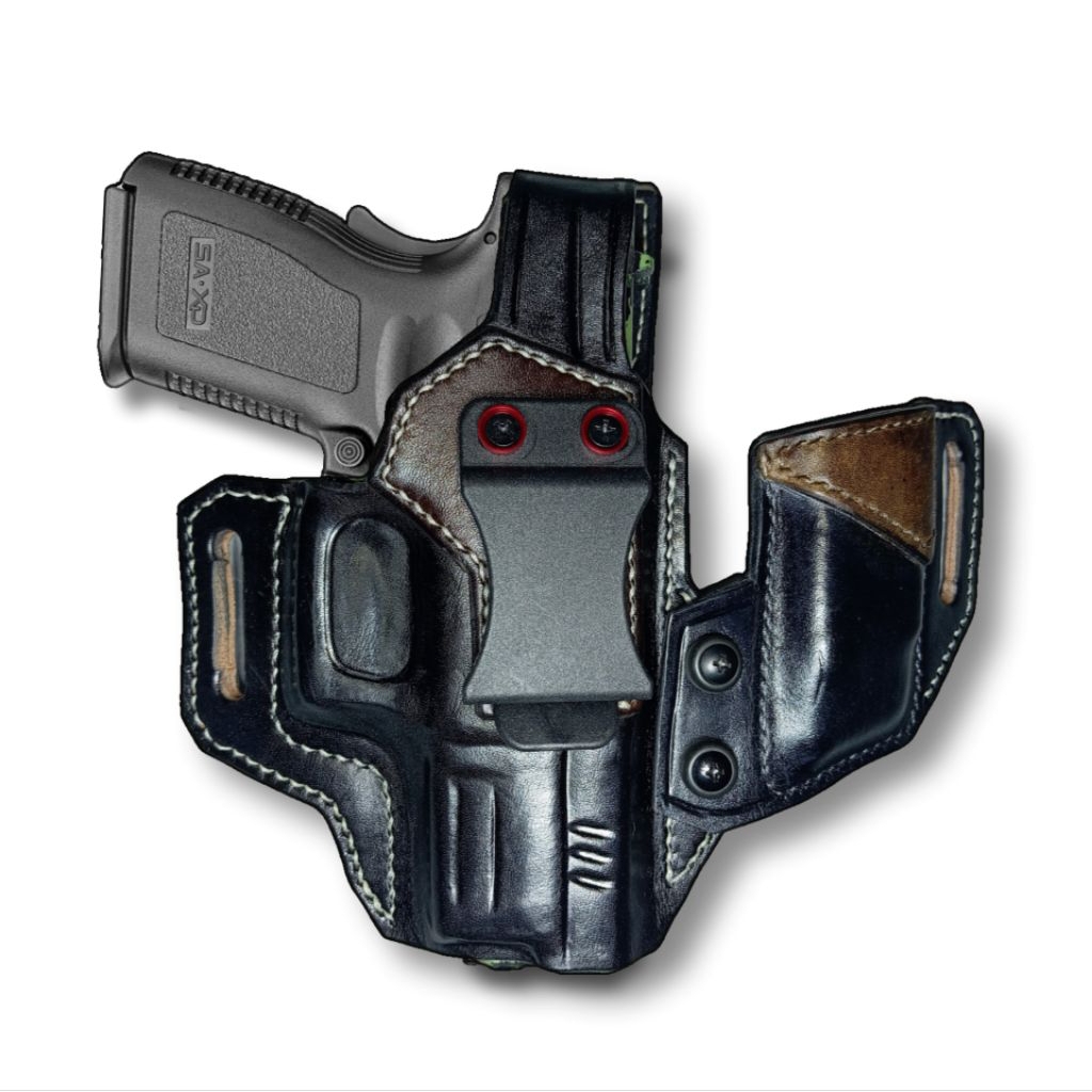 HOLSTER KULIT HS 9 PLUS MAGAZEN CASE