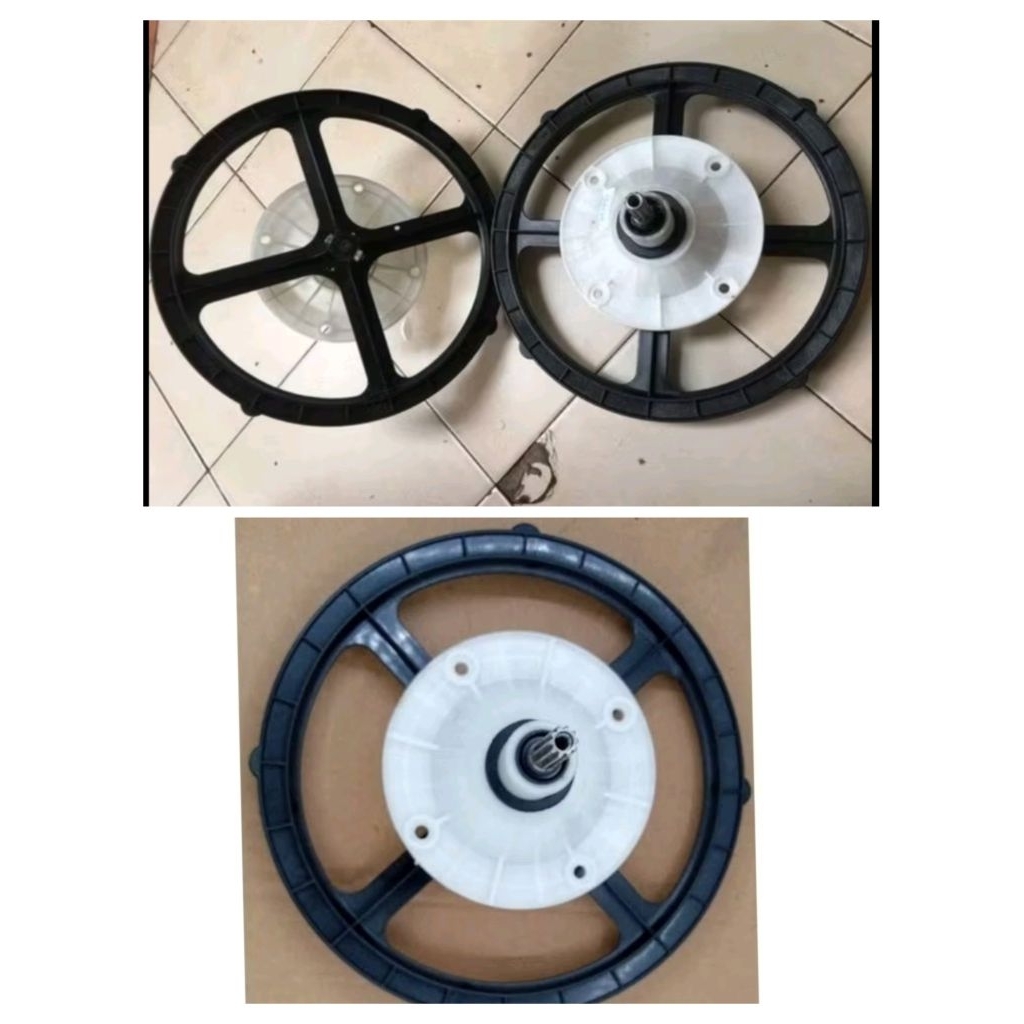 gearbox mesin cuci sharp dua tabung