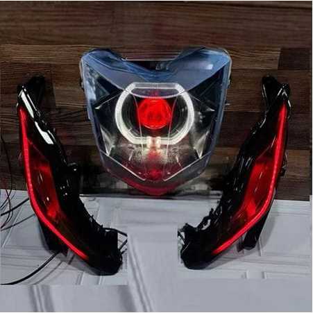 REFLEKTOR LAMPU DEPAN BILED + ALIS SEIN RUNNING 2 MODE BEAT STREET ESP 2016 - 2019 SUPER TERANG