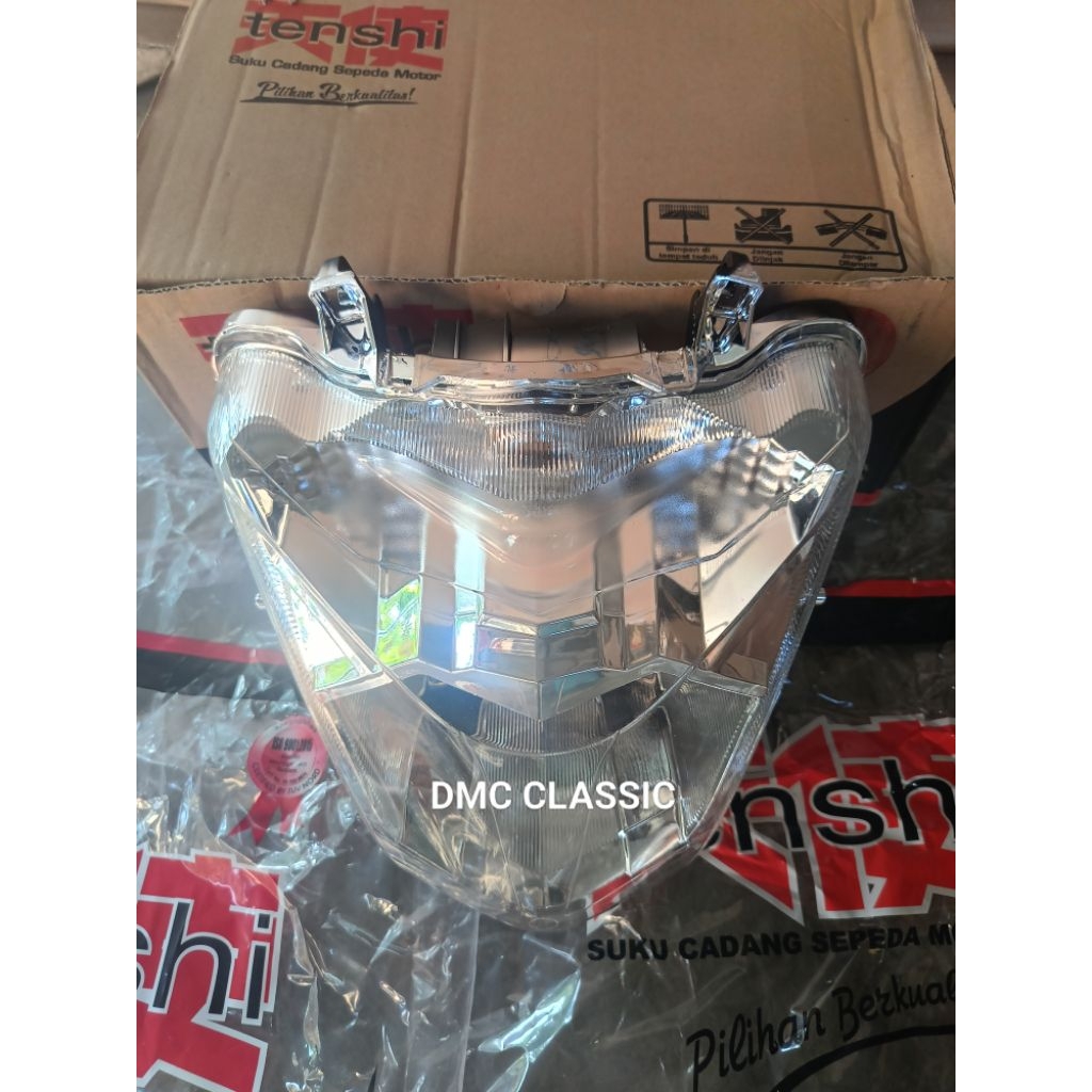 Reflektor lampu depan Honda beat new 2016 lampu depan beat 16 Tenshi