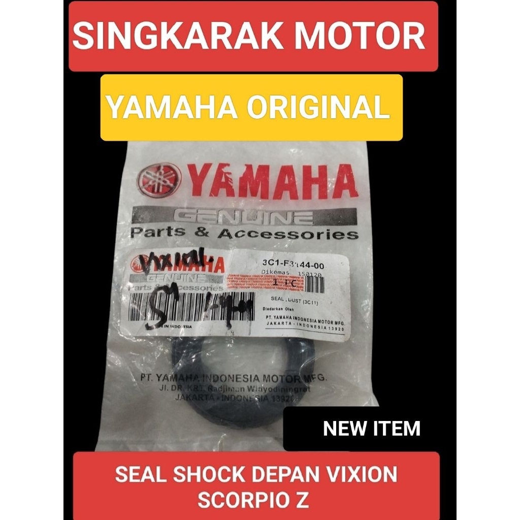 SEAL SIL SHOCK DEPAN ASSY YAMAHA SCORPIO Z YAMAHA ORIGINAL