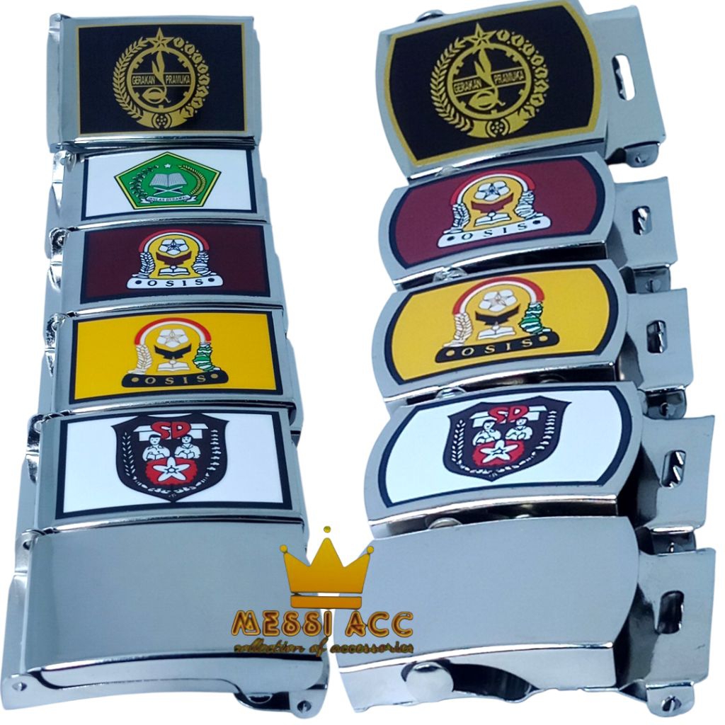 KEPALA IKAT PINGGANG SEKOLAH JEPIT KEPALA RODA