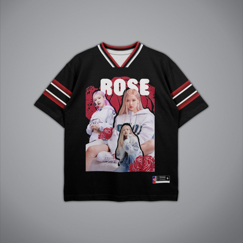 JERSEY ROSE BLACKPINK OVERSIZE