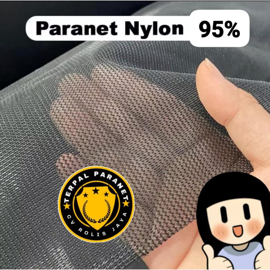 Paranet nilon nylon 95% 2x3 2x4 2x5 2x6 2x7 2x8 2x9 2x10 shanding net nilon Import nilon lokal