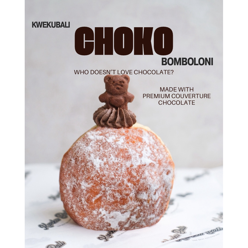 Donat Coklat | Coklat Bomboloni | Donat Bali