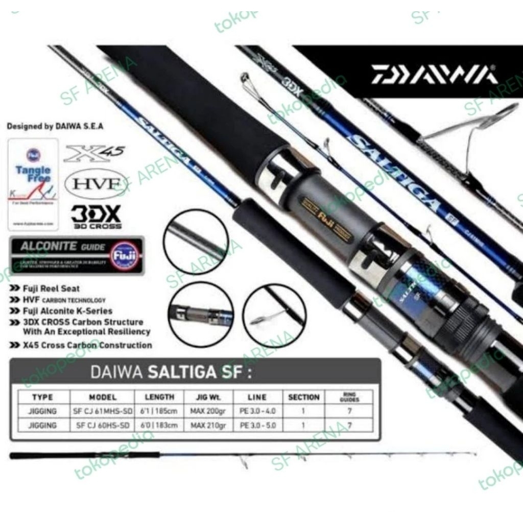 JORAN DAIWA SALTIGA SF CJ ORIGINAL