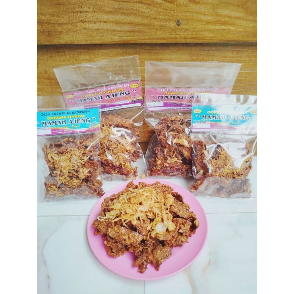 Keripik Oncom Mamah Ajeng 200 gram Oleh oleh Khas Kadipaten Majalengka