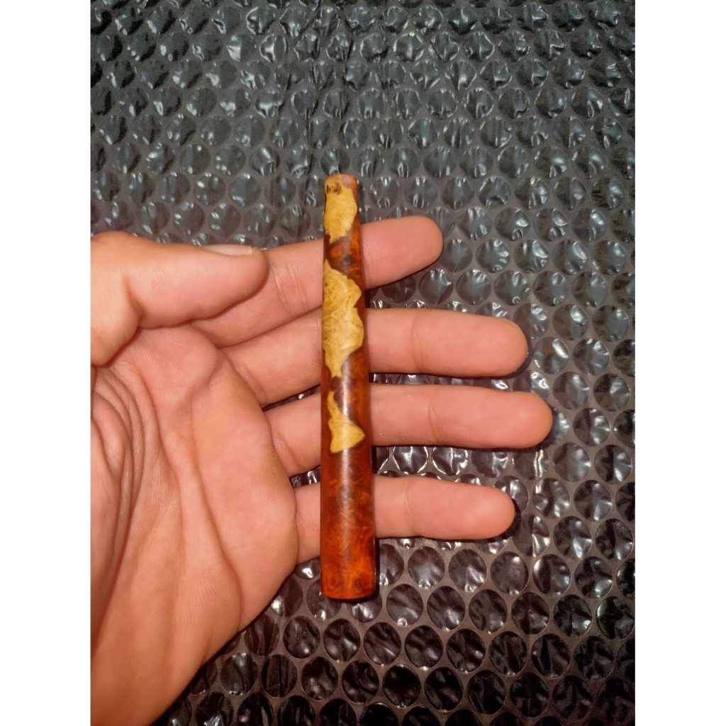 PIPA ONCE CANGKLONG KAYU AMBOYNA 10 CM