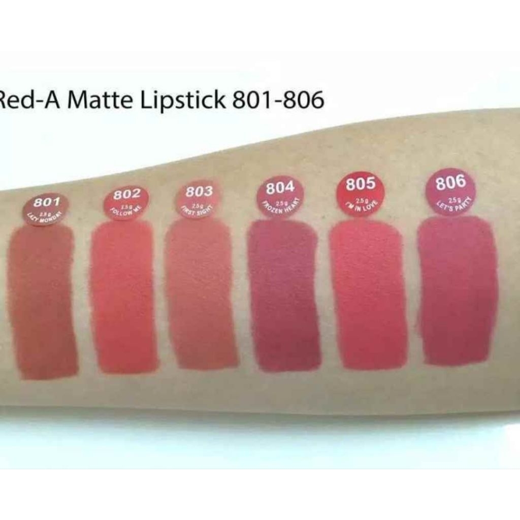 RED A MATTE LIPSTICK
