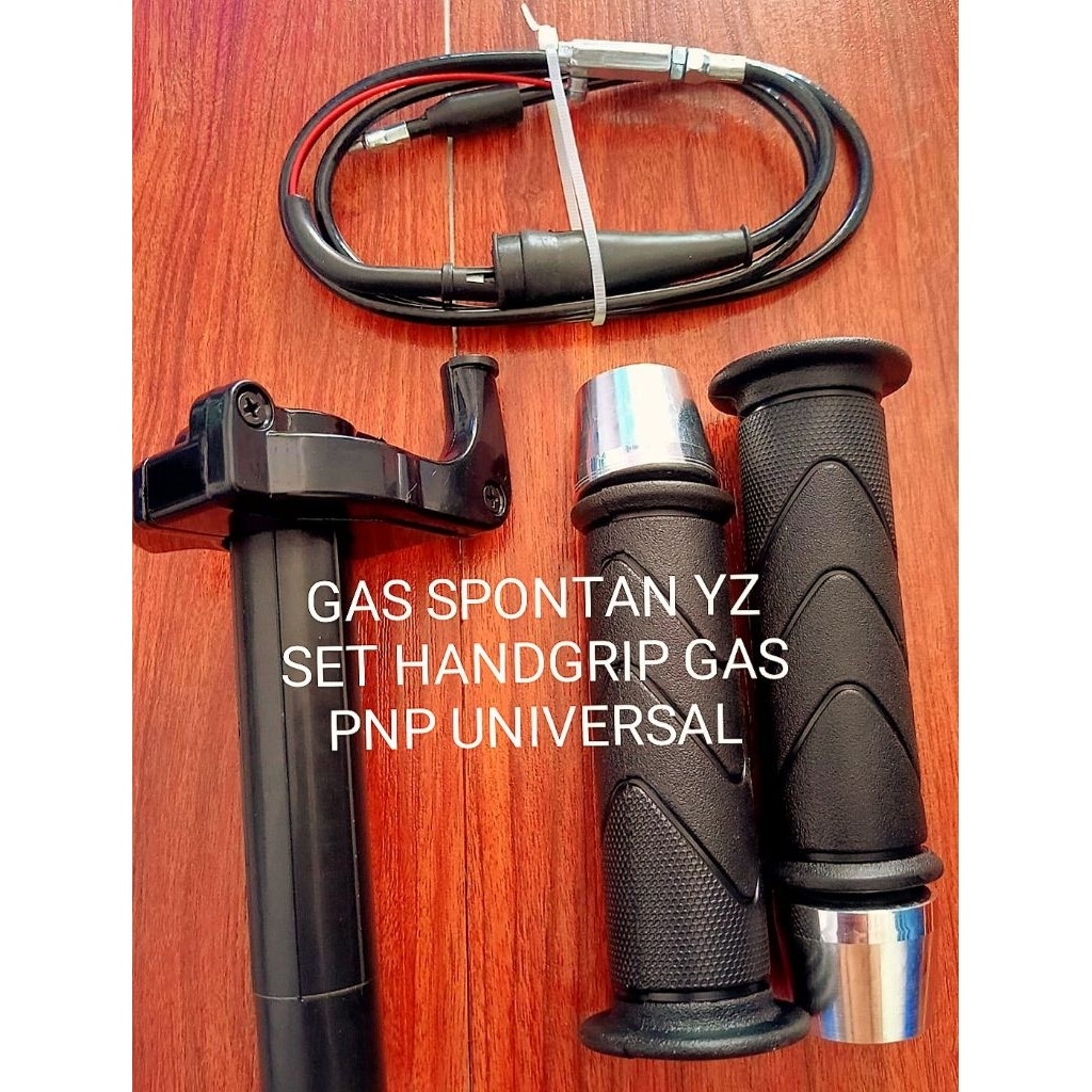 gas spontan YZ + handgrip Honda pnp universal Yamaha Mio - Mega pro - Vario - Scoopy - satria fu asl