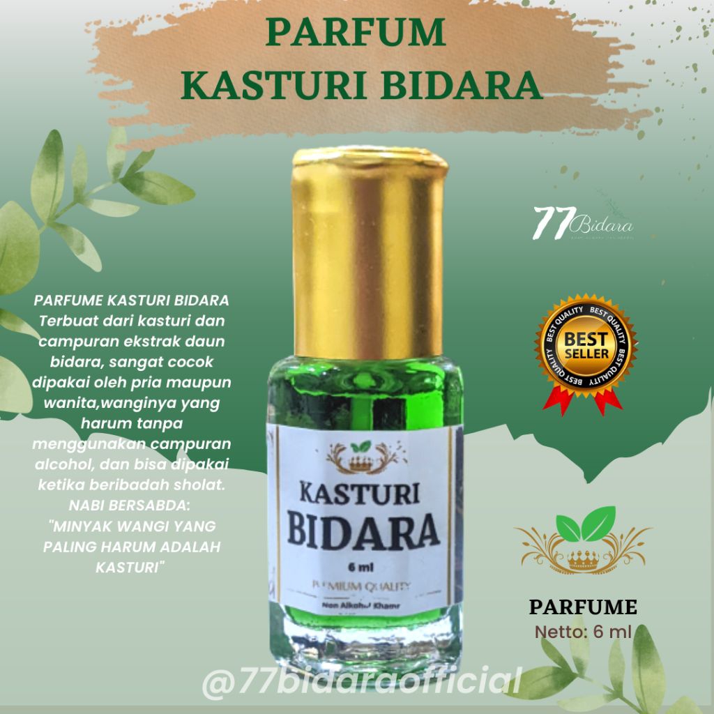 Parfume Kasturi Bidara / Parfum Bidara Kasturi/ Parfum Kasturi Bidara/ Parfum Shalat