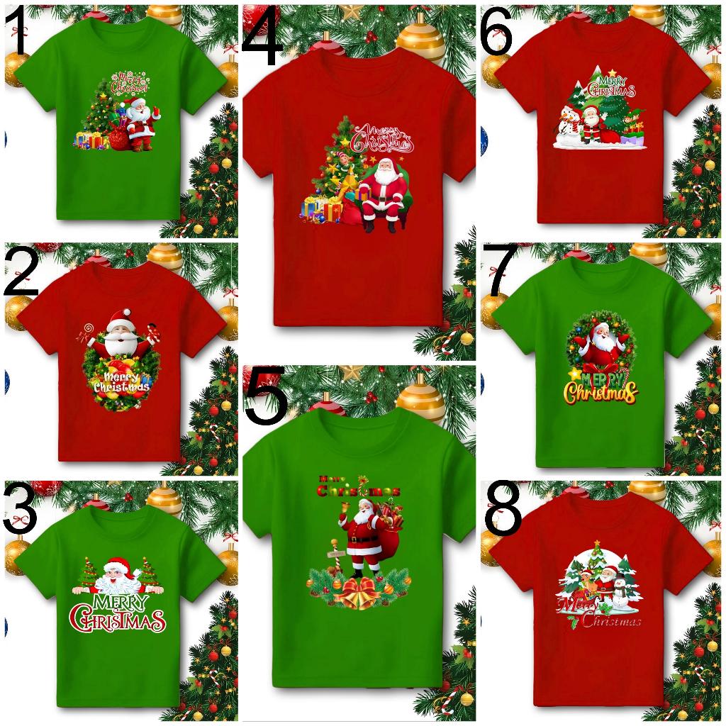 KAOS NATAL 2025 ANAK-ANAK / BAJU KAOS NATAL ANAK-ANAK UNISEX / ATASAN KAOS NATAL 2025 ANAK-ANAK