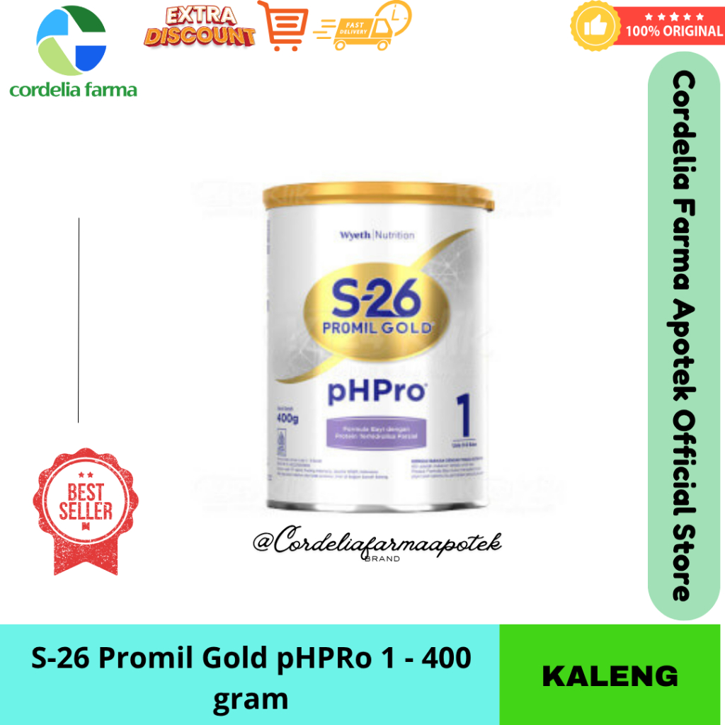 S-26 Promil GOLD pHPro Tahap 1 Susu Formula - 400 gram