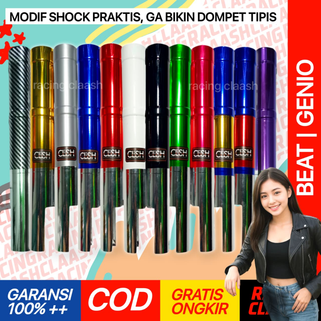 Racing Claash Cover Shock Depan Beat Genio Cover Shok Skok Sok Beat Street Genio Karbu Fi Old New 4