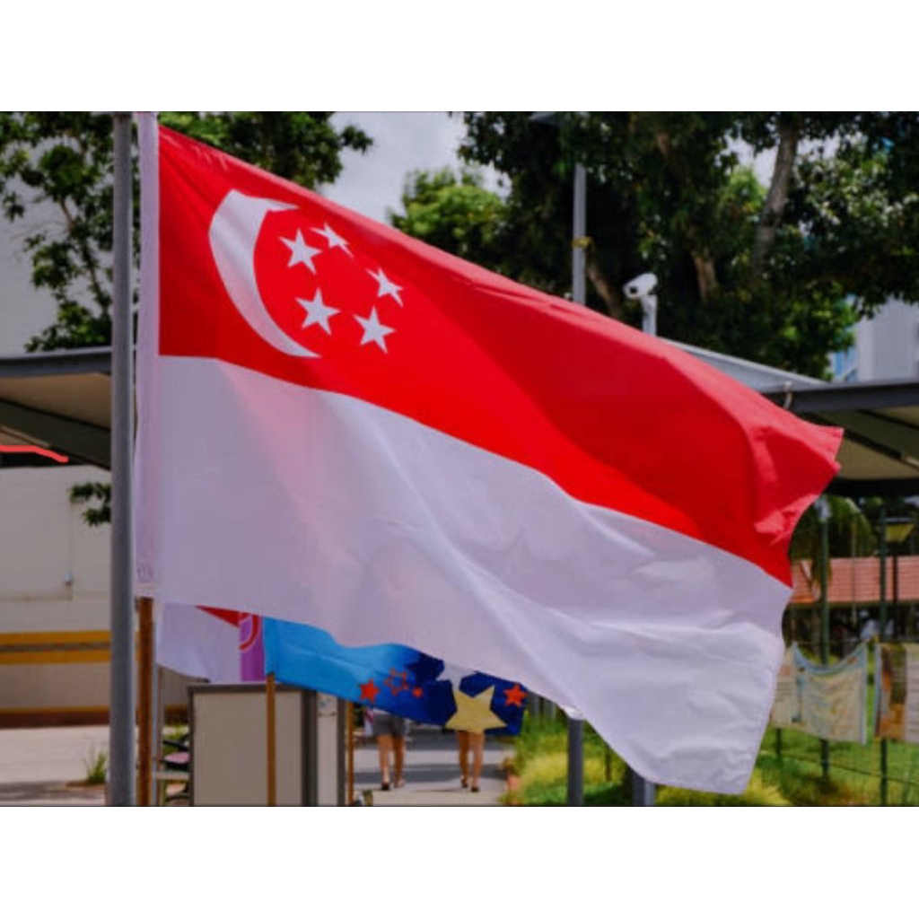 BENDERA SINGAPURA/Singapore (1hari jadi)