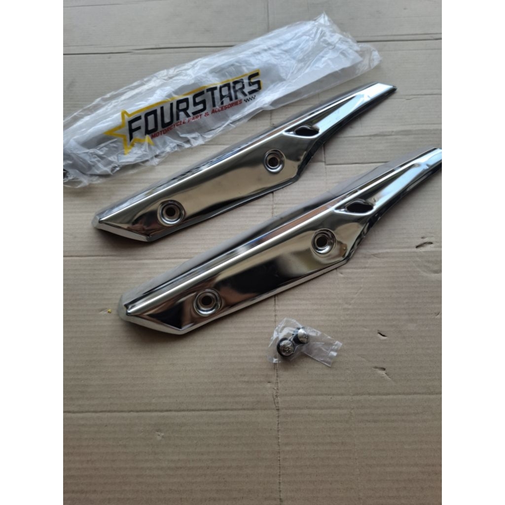 Cover Tameng Knalpot  cover knalpot Supra X 125 Fi Injeksi K41 detail original