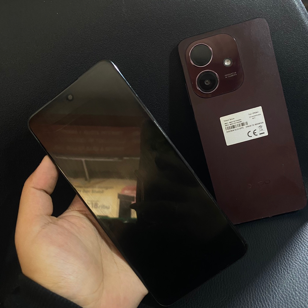 LCD+BATRE OPPO A3X ORI Copotan tanpa mesin
