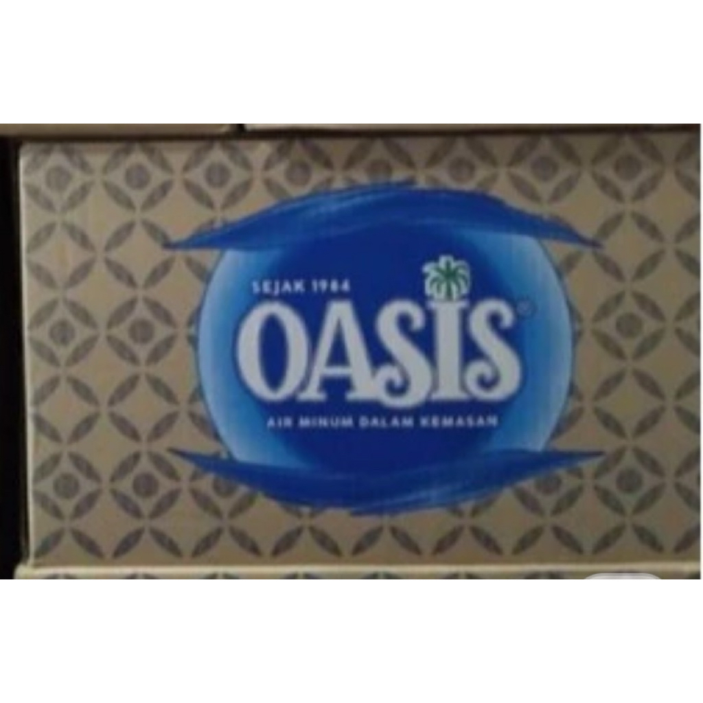 Oasis 600ml 600 ml 1 Dus 24 Botol Pcs - Air Mineral Sedang Tanggung Karton