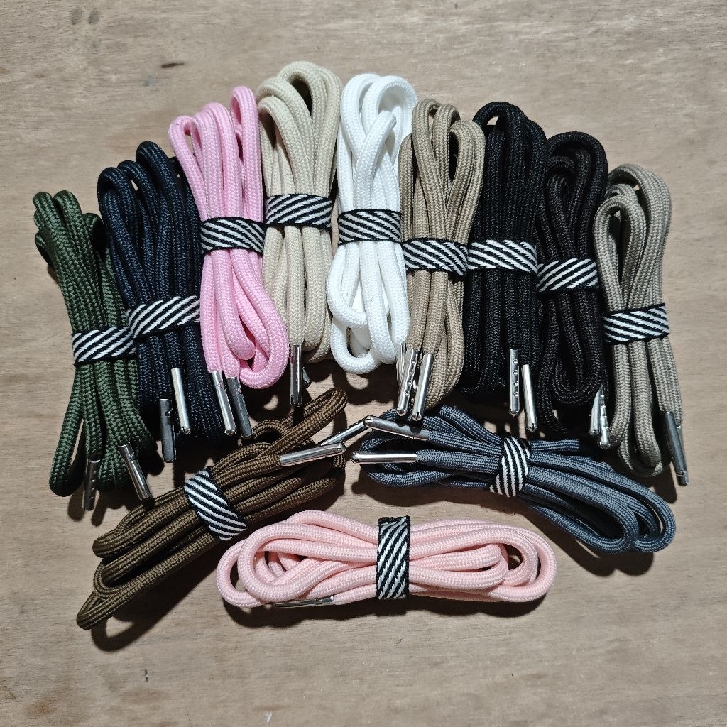 Tali sepatu bulat premium original - Tali sepatu sniker bulat