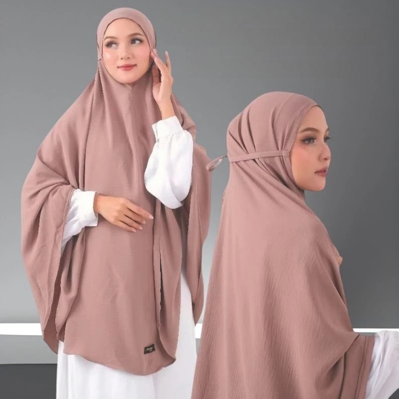 𝗤𝗶𝘁𝘆 𝘀𝘁𝗼𝗿𝗲-HIJAB KHIMAR XXXL CRINKLE AIRFLOW NON PET
