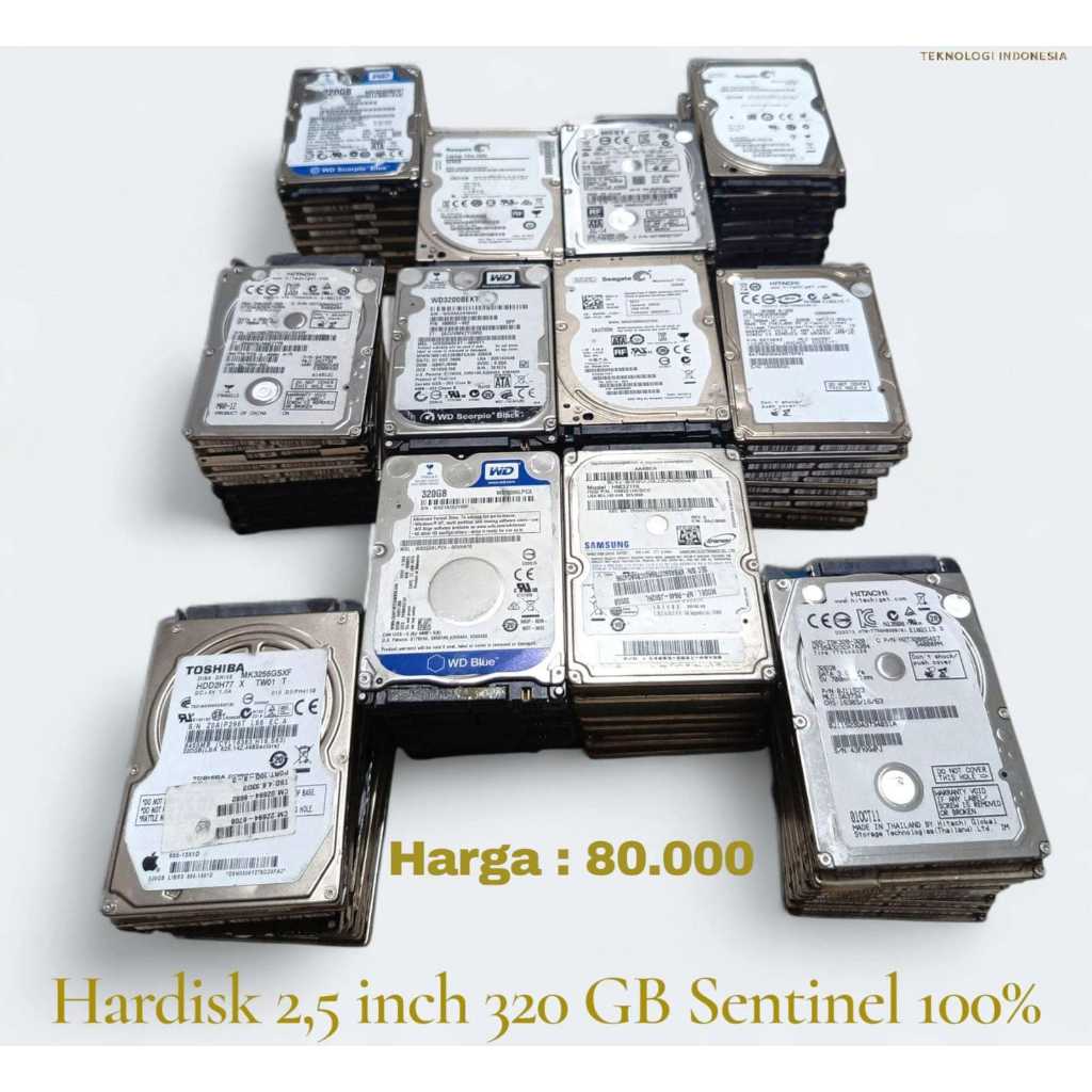 Hard Disk Laptop 2.5 Inch 320GB – Tested 100% Normal