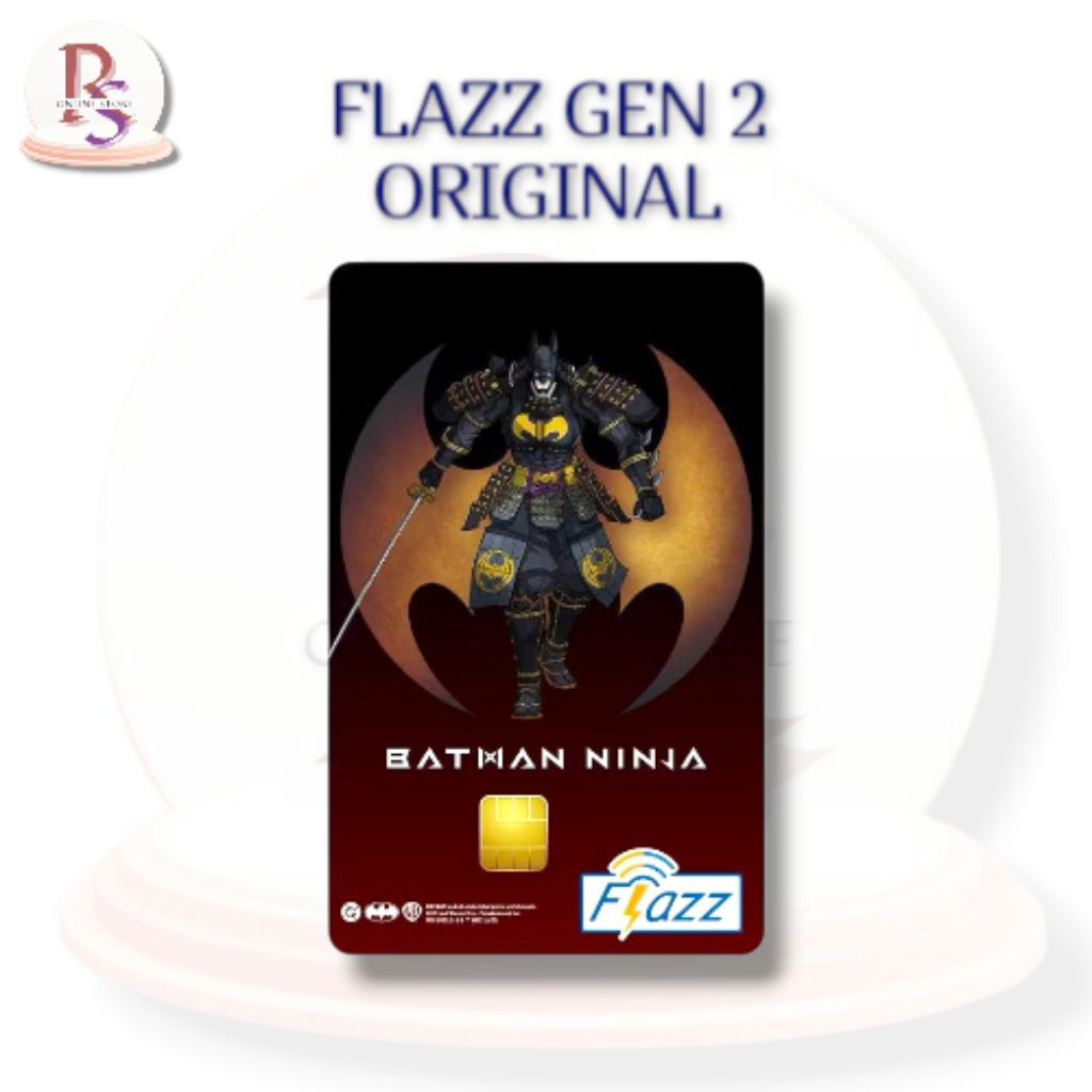 KARTU ETOLL FLAZZ BCA GEN 2 ORIGINAL SUPPORT NFC - BATMAN SAMURAI