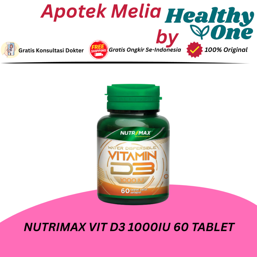 NUTRIMAX VIT D3 1000IU 60 TABLET