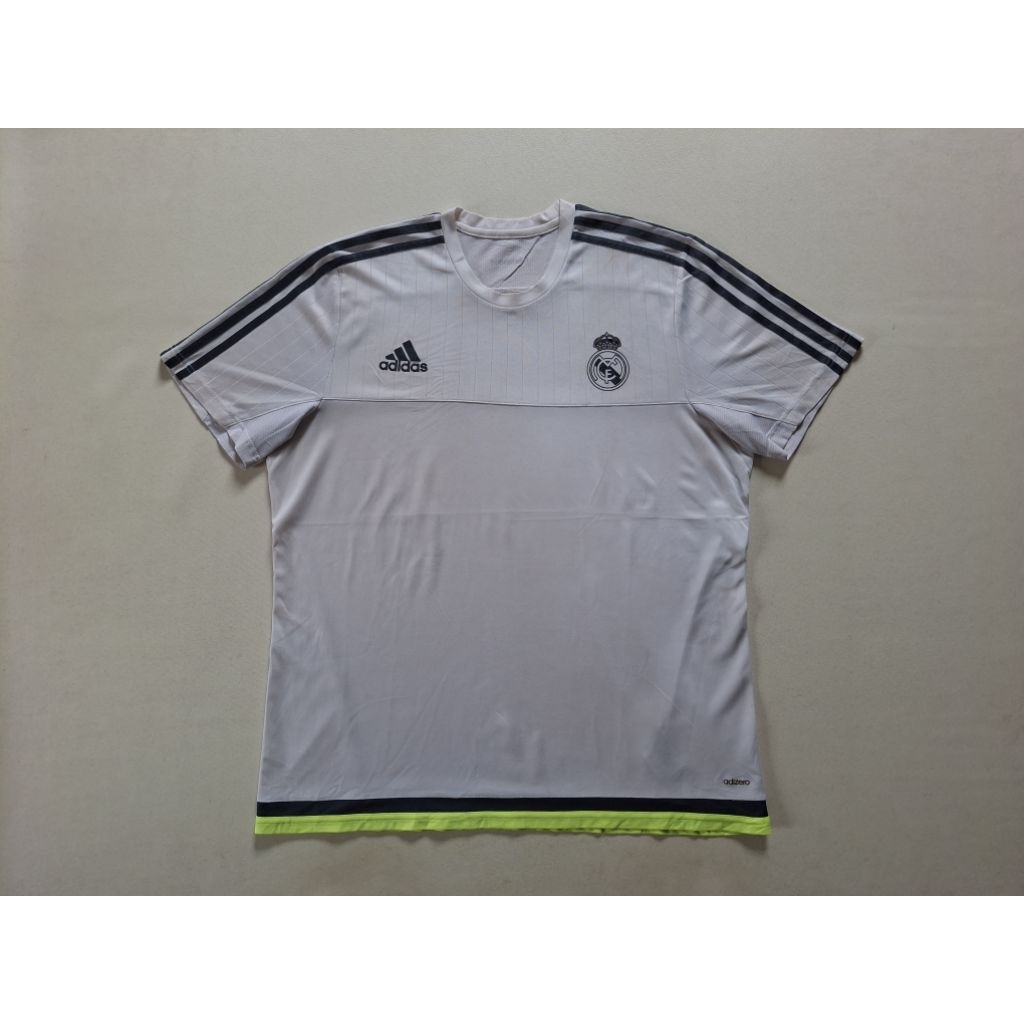JERSEY BOLA ADIDAS TRAINING REAL MADRID TAHUN 2015/2016 ORIGINAL 100%
