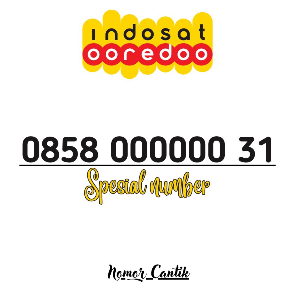 Nomor cantik indosat super nomer cantik super nomor cantik hexa 000000