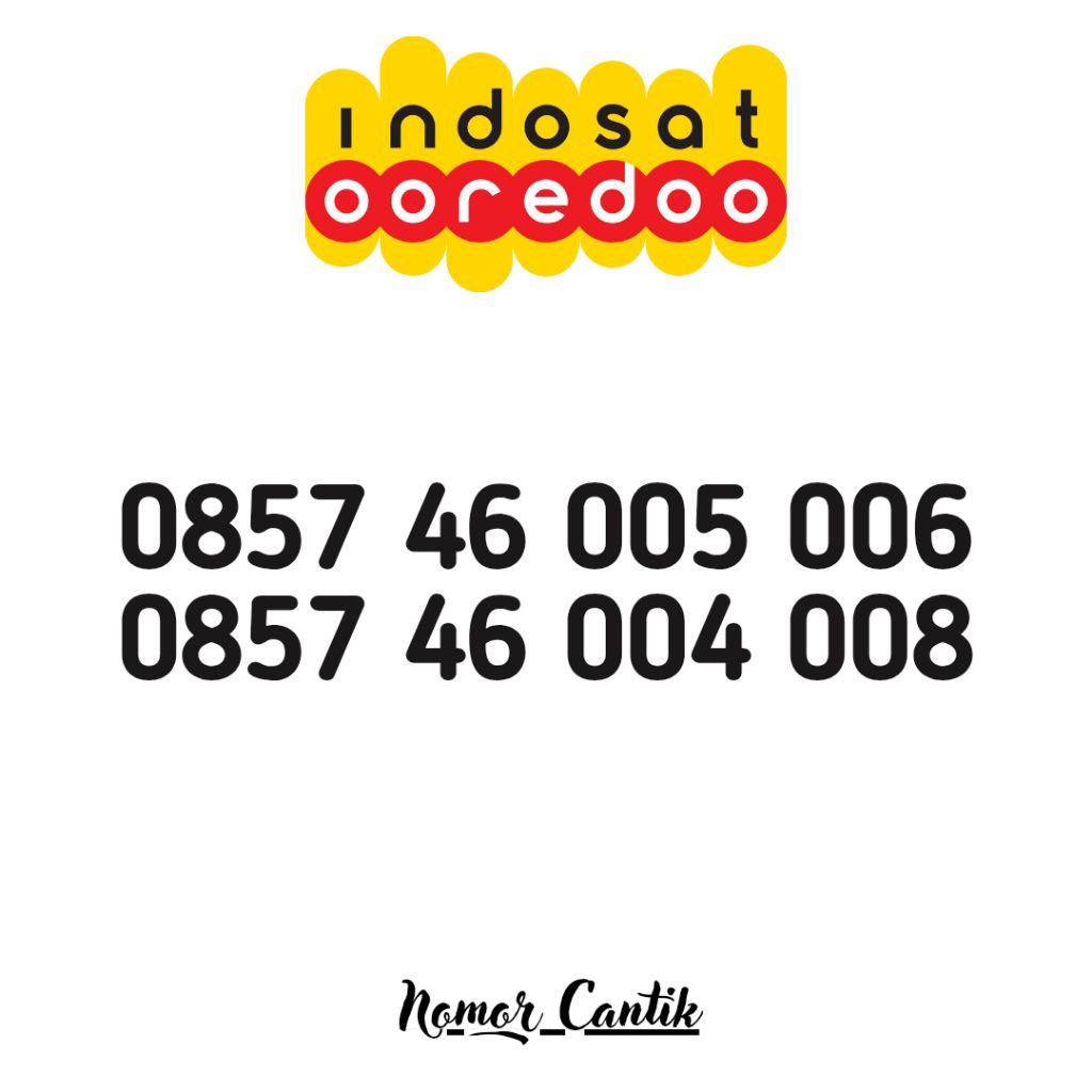 Nomor cantik indosat rapi im3 4G lte nomer cantik indosat murah mudah di hafal 4600 400 nomor cantik