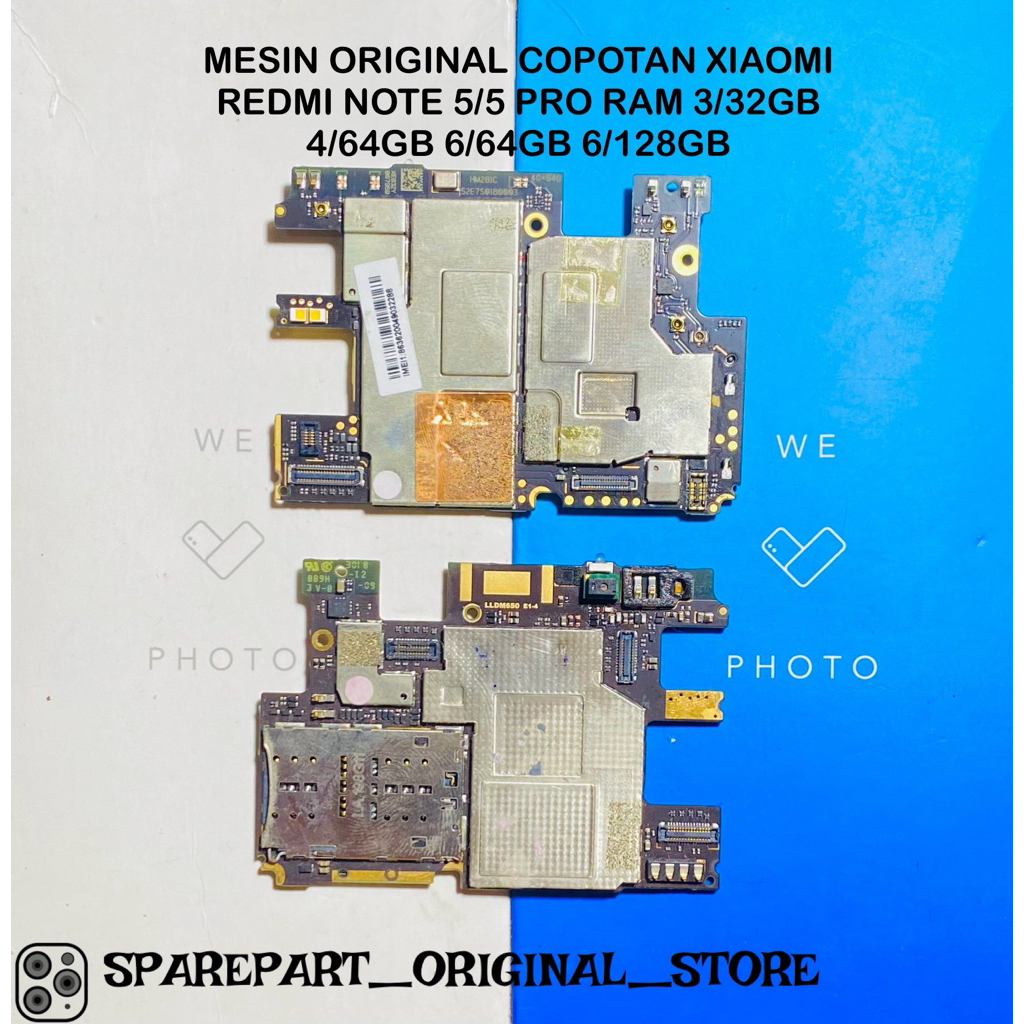 MESIN XIAOMI REDMI NOTE 5/PRO RAM 3/32GB 4/64GB 6/64GB 6/128GB NORMAL