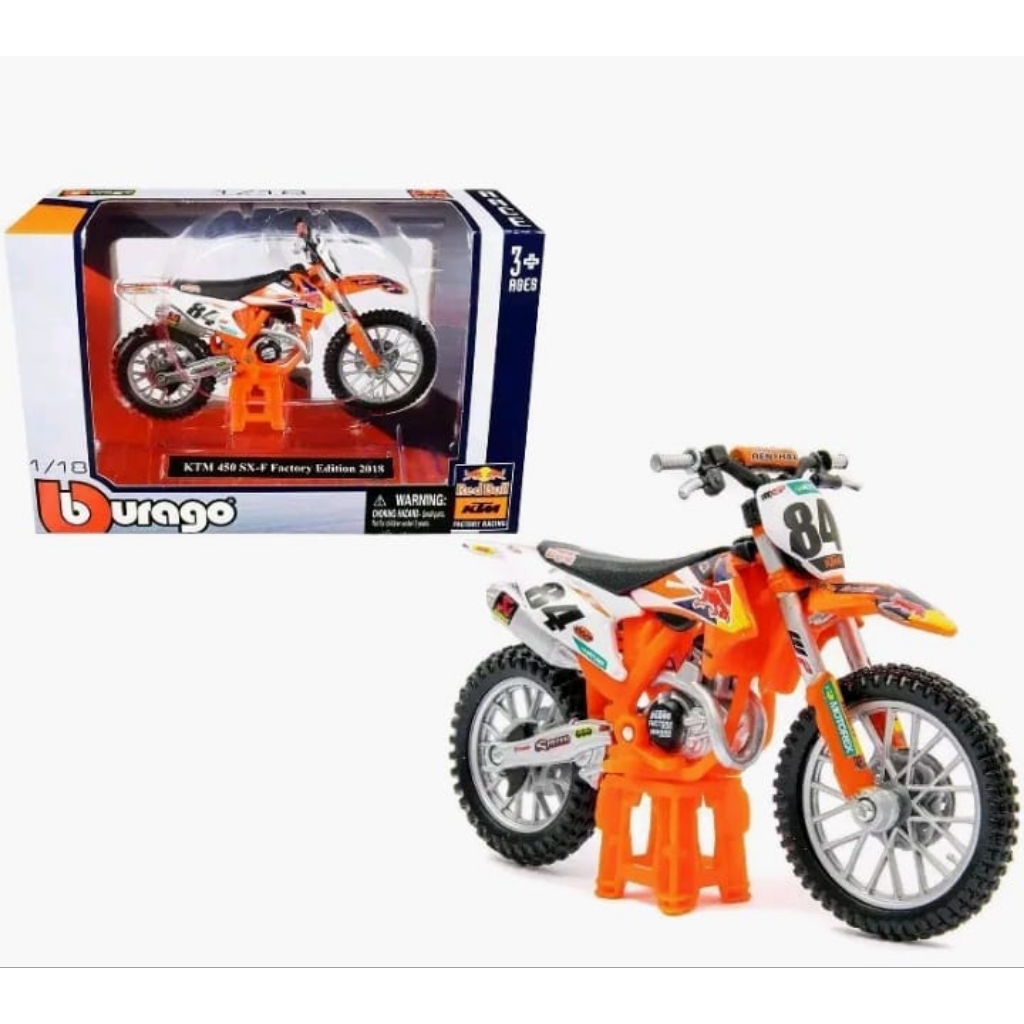 diecast miniatur motor trail ktm free standar paddock