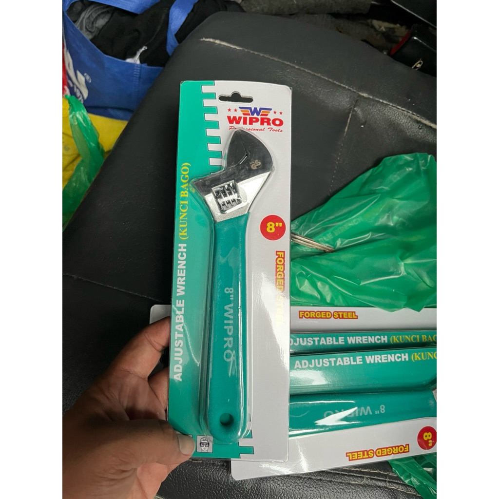 KUNCI INGGRIS "WIPRO" VARIAN SIZE ||KUNCI BAGO||ADJUSTABLE SPANNER "WIPRO"