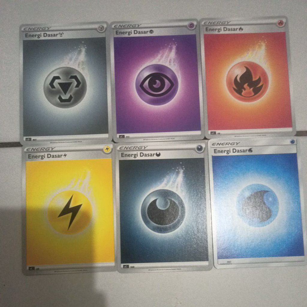 Kartu Pokemon Energi Dasar