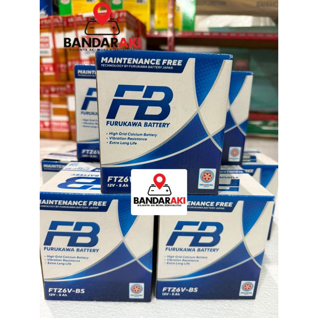 Aki Furukawa Battery FB FTZ6V-BS / GTZ6V GROSIR 1 DUS ISI 8pc Jaminan 100 % Original AKI KERING