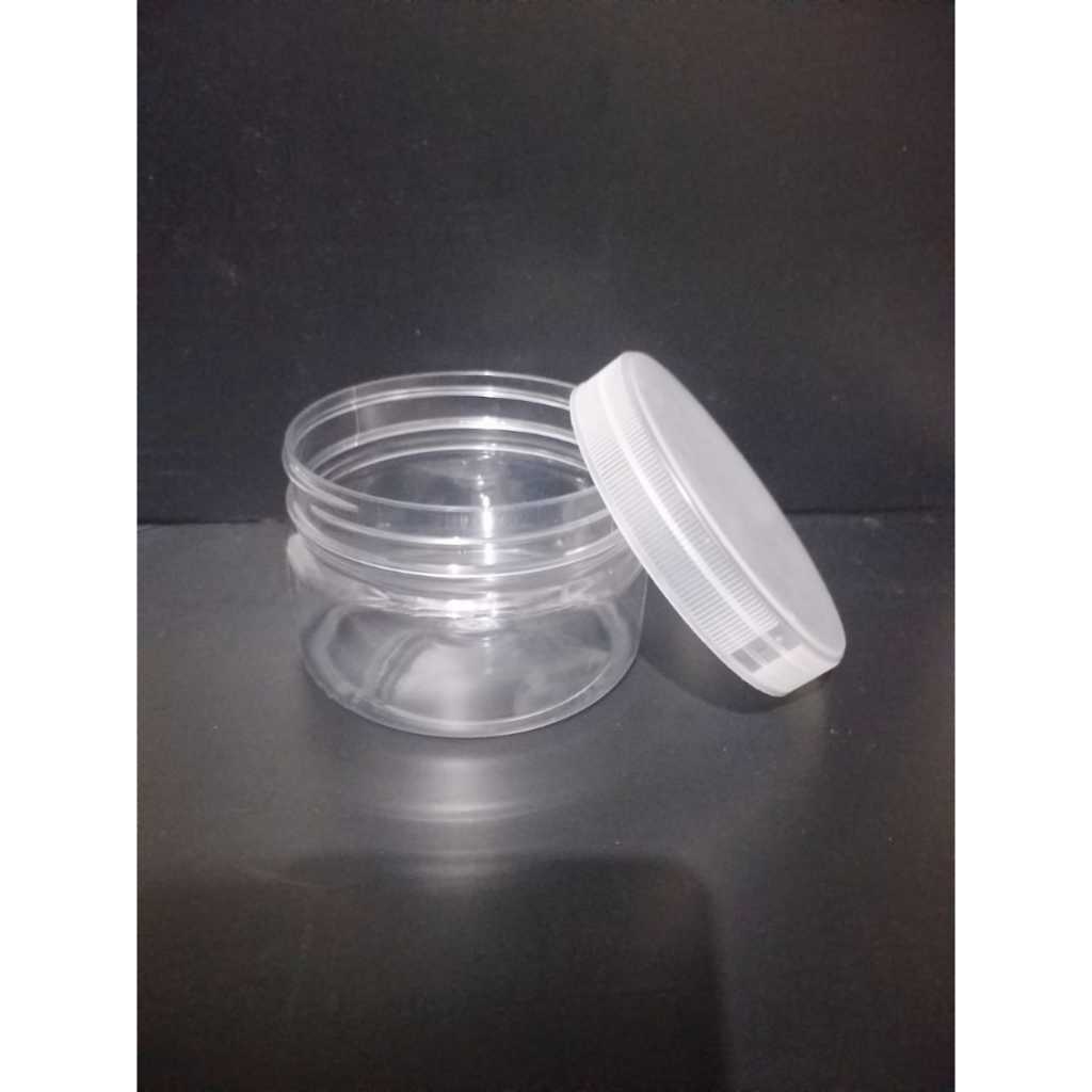 Botol jar silinder 300 ml / wadah kue 300ml / jar plastik tabung 300 ml