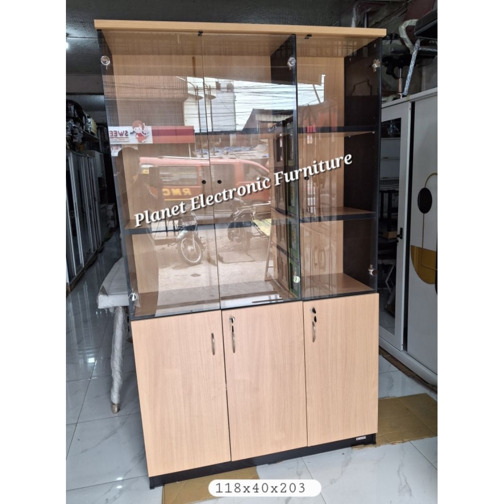 Lemari buku 3pintu Lemari file Lemari Arsip lemari alat alat file cabinet Lemari serbaguna